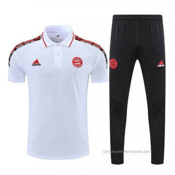 Conjunto Polo del Bayern Munich 2022-2023 Blanco