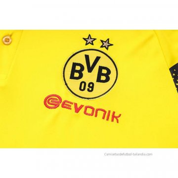 Conjunto Polo del Borussia Dortmund 2023-2024 Amarillo