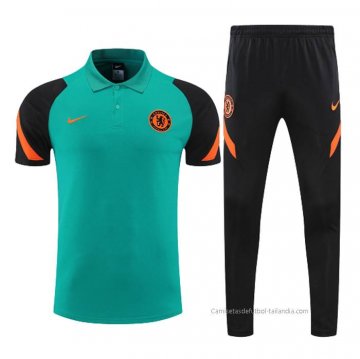 Conjunto Polo del Chelsea 2022-2023 Verde Conjunto Polo del Chelsea 2022-2023 Verde