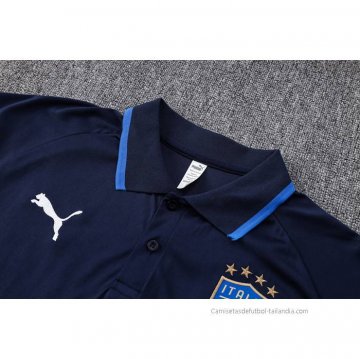 Conjunto Polo del Italia 2022-2023 Azul Marino
