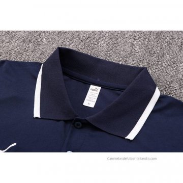 Conjunto Polo del Olympique Marsella 2022-2023 Azul Marino