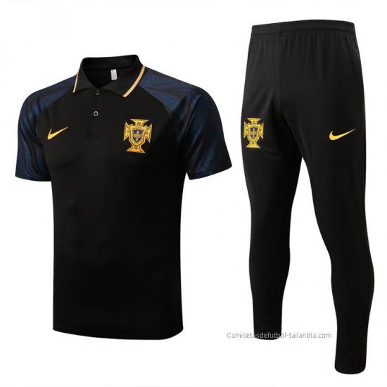 Conjunto Polo del Portugal 2022-2023 Negro - Haga un click en la imagen para cerrar