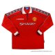 1ª Camiseta Manchester United Manga Larga Retro 1998-1999