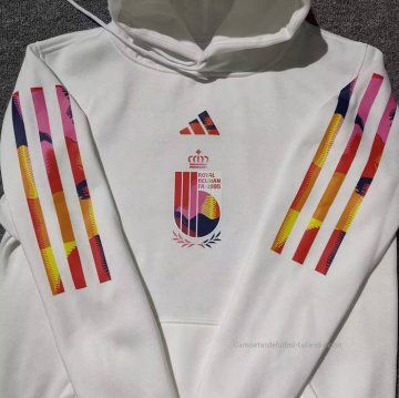 Sudadera con Capucha del Belgica 2022-2023 Blanco