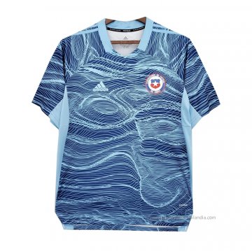 Tailandia Camiseta Chile Portero 2021-2022 Azul Tailandia Camiseta Chile Portero 2021-2022 Azul