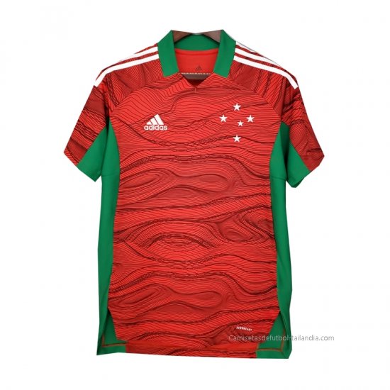 Tailandia Camiseta Cruzeiro Portero 2021 Rojo - Haga un click en la imagen para cerrar