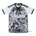 Tailandia Camiseta Japon Anime 2024-2025 Negro y Blanco