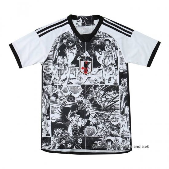 Tailandia Camiseta Japon Anime 2024-2025 Negro y Blanco - Haga un click en la imagen para cerrar