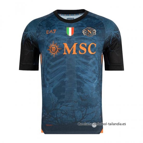 Tailandia Camiseta Napoli Halloween 2025-2026 Azul - Haga un click en la imagen para cerrar