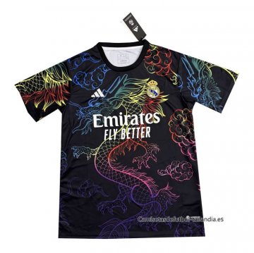 Tailandia Camiseta Real Madrid del Dragon 2024-2025 Negro Tailandia Camiseta Real Madrid del Dragon 2024-2025 Negro