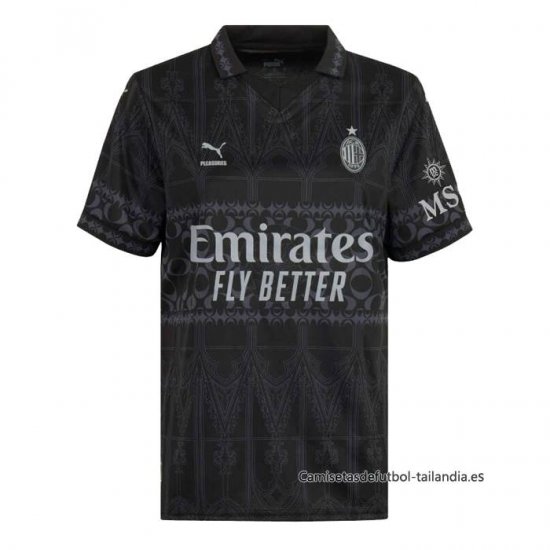 Camiseta AC Milan Pleasures Mujer 2023-2024 - Haga un click en la imagen para cerrar