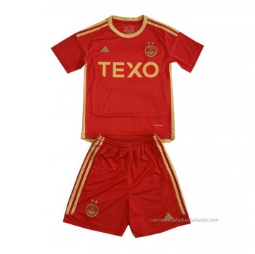 Camiseta Aberdeen 1ª Nino 2023-2024 Camiseta Aberdeen 1ª Nino 2023-2024