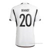 1ª Camiseta Alemania Jugador Brandt 2022