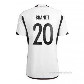 1ª Camiseta Alemania Jugador Brandt 2022 1ª Camiseta Alemania Jugador Brandt 2022