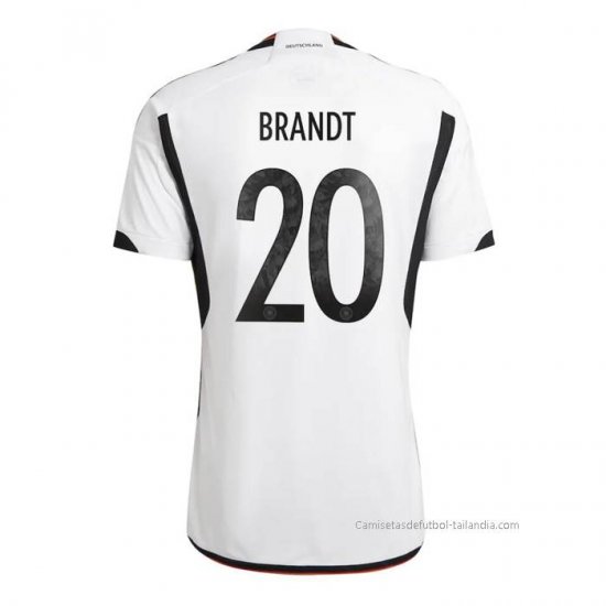 1ª Camiseta Alemania Jugador Brandt 2022 - Haga un click en la imagen para cerrar
