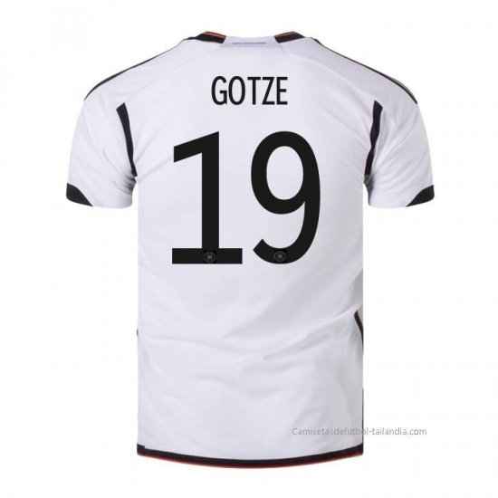 1ª Camiseta Alemania Jugador Gotze 2022 - Haga un click en la imagen para cerrar