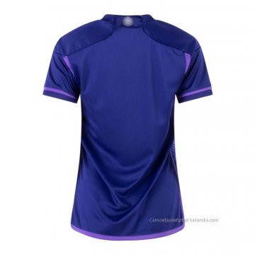 2ª Camiseta Argentina 3 Estrellas Mujer 2022
