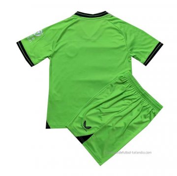 2ª Camiseta Aston Villa Portero Nino 2023-2024