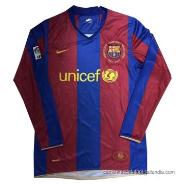 Camiseta Barcelona 50 Anos Edicion Conmemorativa Manga Larga Retro 2007-2008 Camiseta Barcelona 50 Anos Edicion Conmemorativa Manga Larga Retro 2007-2008