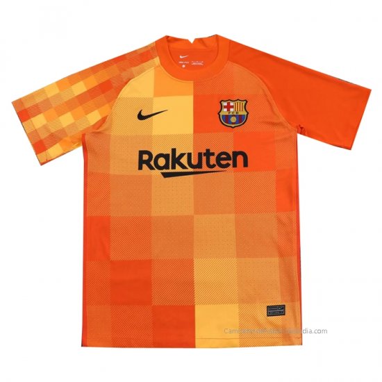 Camiseta Barcelona Portero 2021-2022 Naranja - Haga un click en la imagen para cerrar