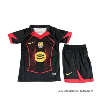 Camiseta Barcelona Special Nino 2025-2026 Negro Rojo Camiseta Barcelona Special Nino 2025-2026 Negro Rojo