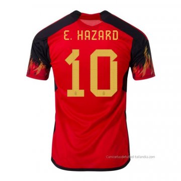 1ª Camiseta Belgica Jugador E.Hazard 2022 1ª Camiseta Belgica Jugador E.Hazard 2022