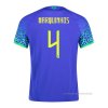 2ª Camiseta Brasil Jugador Marquinhos 2022