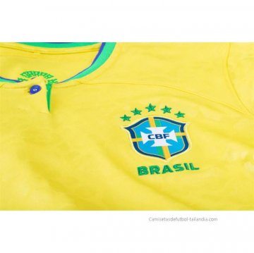 1ª Camiseta Brasil Mujer 2022
