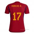1ª Camiseta Espana Jugador Marcos A. 2022