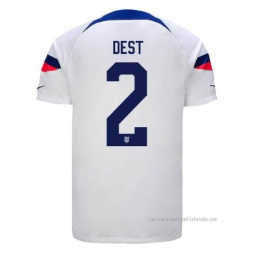 1ª Camiseta Estados Unidos Jugador Dest 2022 1ª Camiseta Estados Unidos Jugador Dest 2022
