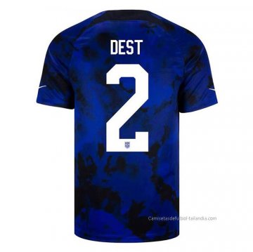 2ª Camiseta Estados Unidos Jugador Dest 2022 2ª Camiseta Estados Unidos Jugador Dest 2022