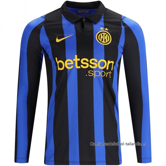 1ª Camiseta Inter Milan Manga Larga 2026-2027 - Haga un click en la imagen para cerrar