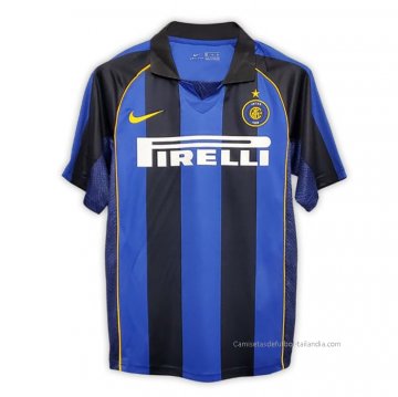 1ª Camiseta Inter Milan Retro 2001-2002 1ª Camiseta Inter Milan Retro 2001-2002
