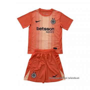 Camiseta Inter Milan Portero Nino 2025-2026 Naranja Camiseta Inter Milan Portero Nino 2025-2026 Naranja
