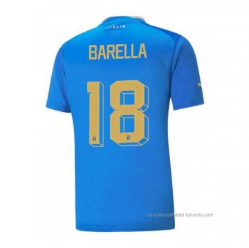 1ª Camiseta Italia Jugador Barella 2022 1ª Camiseta Italia Jugador Barella 2022