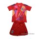 Camiseta Italia Portero Nino 2024-2025 Rojo