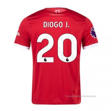 1ª Camiseta Liverpool Jugador Diogo J. 2023-2024 1ª Camiseta Liverpool Jugador Diogo J. 2023-2024