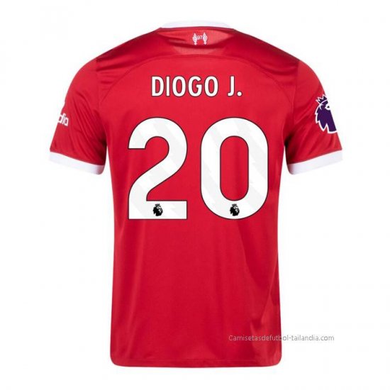 1ª Camiseta Liverpool Jugador Diogo J. 2023-2024 - Haga un click en la imagen para cerrar