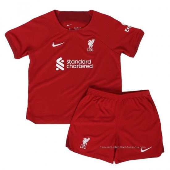 1ª Camiseta Liverpool Nino 2022-2023 - Haga un click en la imagen para cerrar