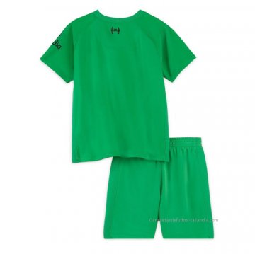 Camiseta Liverpool Portero Nino 2021-2022 Verde