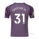 Camiseta Manchester City Jugador Ederson M. Portero 2023-2024 Purpura