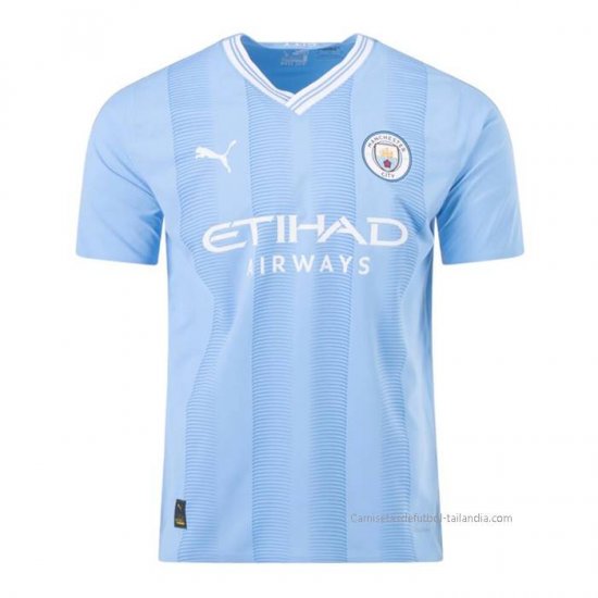 1ª Camiseta Manchester City Authentic 2023-2024 - Haga un click en la imagen para cerrar