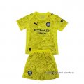 Camiseta Manchester City Portero Nino 2025-2026 Amarillo