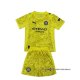 Camiseta Manchester City Portero Nino 2025-2026 Amarillo