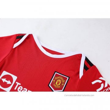 1ª Camiseta Manchester United Bebe 2022-2023