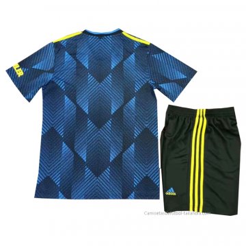 3ª Camiseta Manchester United Nino 2021-2022
