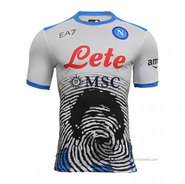 Camiseta Napoli Maradona Special 2021-2022 Blanco Camiseta Napoli Maradona Special 2021-2022 Blanco