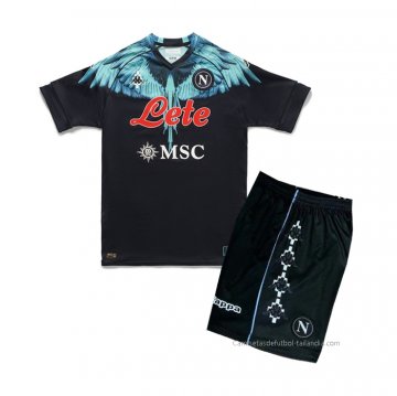 Camiseta Napoli Portero Kappa x Marcelo Burlon Nino 2021 Camiseta Napoli Portero Kappa x Marcelo Burlon Nino 2021