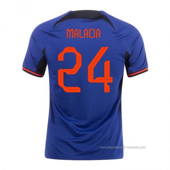 2ª Camiseta Paises Bajos Jugador Malacia 2022 - Haga un click en la imagen para cerrar