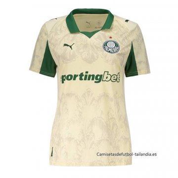 2ª Camiseta Palmeiras Mujer 2025 Amarillo 2ª Camiseta Palmeiras Mujer 2025 Amarillo